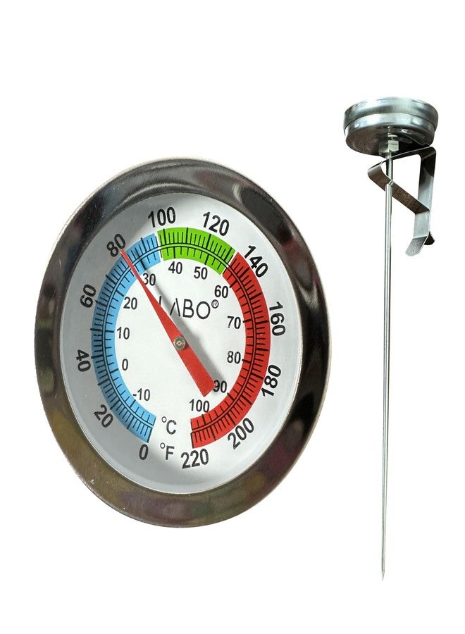 LABO Technology LABO Instant Read 2-Inch Dial Thermometer,Best for The Coffee Drinks,Chocolate Milk Foam - Image 1